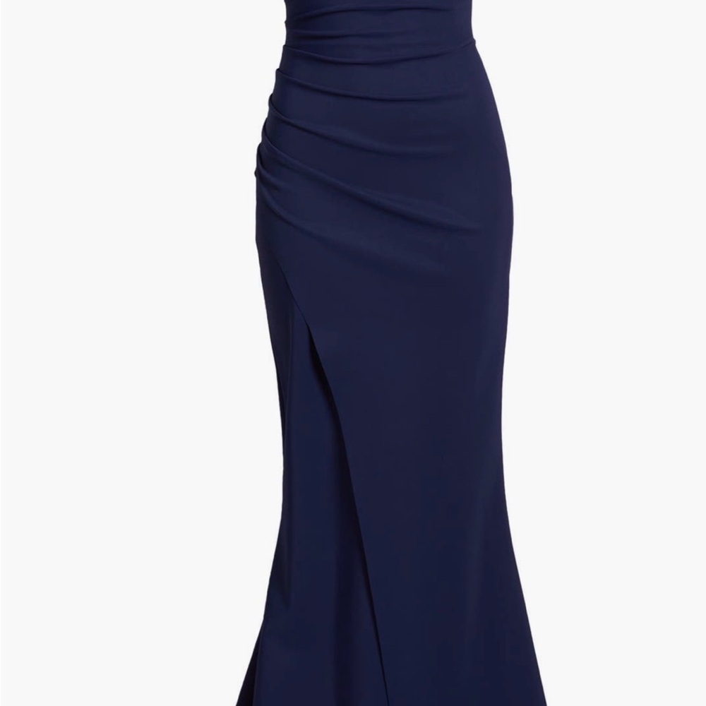 NEW Chiara Boni La Petite Robe Koppany Ruched Off the Shoulder Gown Sz 42 US 6 - Picture 7 of 11